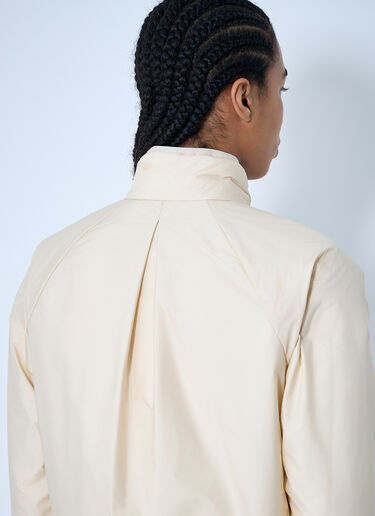 LN-CC® - Moncler Grenoble: Fluffy Zip-Up Cardigan - White Moncler Grenoble Fluffy Zip-Up Cardigan White mog0259008