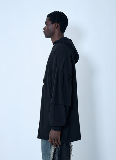 Rick Owens DRKSHDW 토미 허슬러 후드티셔츠  블랙 drk0162008