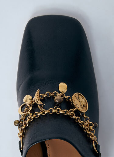 Chloé Charm Heeled Mules Black chl0261023