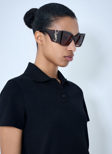 Saint Laurent SL M119 Cat-Eye Sunglasses Brown sla0263107