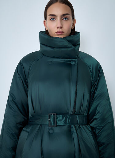 LN-CC® - Lacoste: Satin Padded Coat - Green Lacoste Satin Padded Coat Green lac0262001
