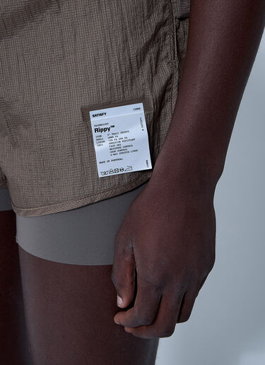 LN-CC® - Satisfy: Rippy 3 Trail Shorts - Brown Satisfy Rippy 3 Trail Shorts Brown sat0160005