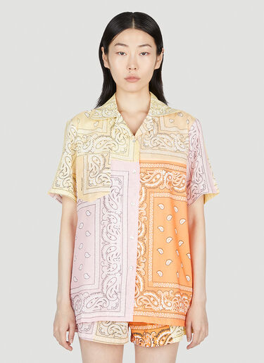 LN-CC® - Arizona Love: 페이즐리 모티프 셔츠 - 핑크 Arizona Love 페이즐리 모티프 셔츠 핑크 arz0253001