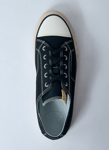 LN-CC® - Visvim: Skagway Low Top Sneakers - Black Visvim Skagway Low Top Sneakers Black vis0158001