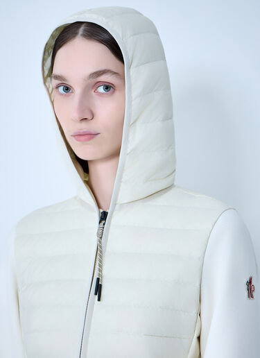 LN-CC® - Moncler Grenoble: Hooded Puffer Jacket - White Moncler Grenoble Hooded Puffer Jacket White mog0264009
