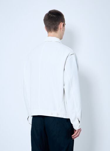 LN-CC® - Dries Van Noten: Veper Jacket - White Dries Van Noten Veper Jacket White dvn0160005