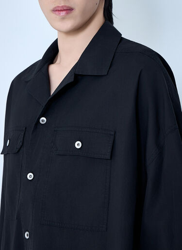LN-CC® - Rick Owens DRKSHDW: Magnum Tommy Shirt - Black Rick Owens DRKSHDW Magnum Tommy Shirt Black drk0164019