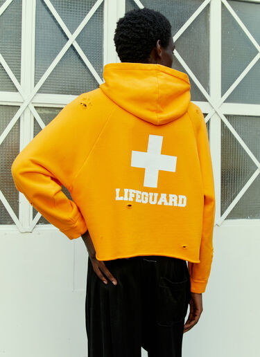 LN-CC® - Liberal Youth Ministry: Lifeguard Distressed Hooded Sweatshirt - Orange Liberal Youth Ministry Lifeguard Distressed Hooded Sweatshirt Orange lym0154009