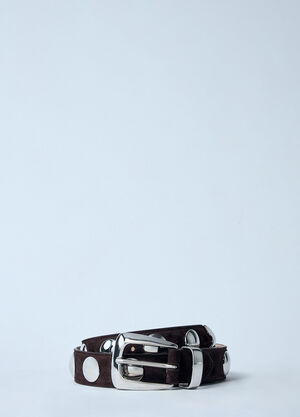 LN-CC® - Khaite: Benny Belt With Studs - Brown Khaite Benny Belt With Studs Brown kha0259026
