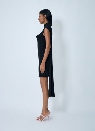 LN-CC® - Jean Paul Gaultier: Viscose Mini Dress - Black Jean Paul Gaultier Viscose Mini Dress Black jpg0262008