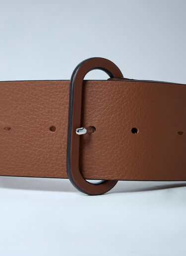 Max Mara Leather Belt Brown max0261031