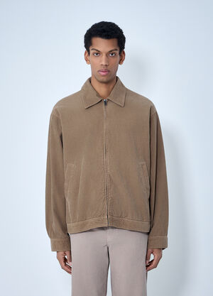 The Row Noggu Jacket Brown row0163003