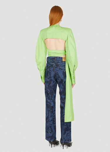 LN-CC® - Ninamounah: Seahorse Wrap Top - Green Ninamounah Seahorse Wrap Top Green nmo0248002