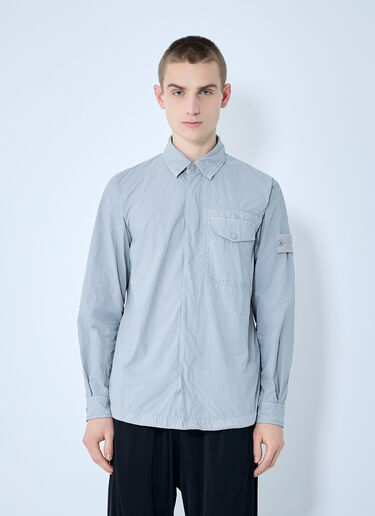 LN-CC® - Stone Island: Ghost Compass Patch Shirt - Beige Stone Island Ghost Compass Patch Shirt Beige sto0160003