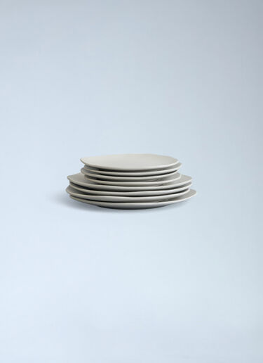 LN-CC® - 101 Copenhagen: Native Dinner And Dessert Plate Set - Cream 101 Copenhagen Native Dinner And Dessert Plate Set Cream wps0691747