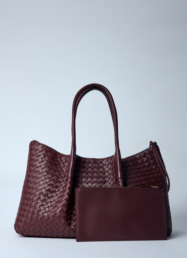 LN-CC® - Bottega Veneta: Large Pinacoteca Handbag - Brown Bottega Veneta Large Pinacoteca Handbag Brown bov0259047