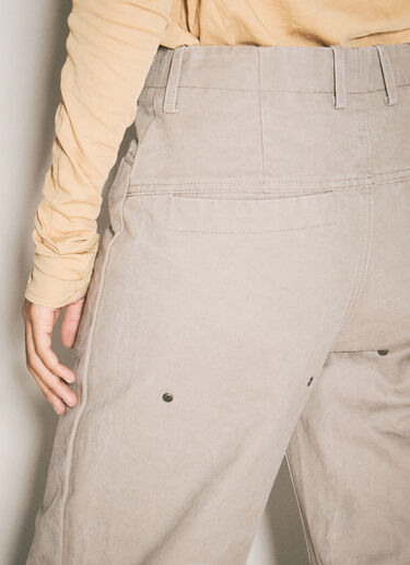 LN-CC® - Entire Studios: Heavy Canvas Pants - Grey Entire Studios Heavy Canvas Pants Grey ent0257020