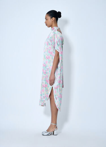 Acne Studios Asymmetric Hem Midi Dress White acn0264025