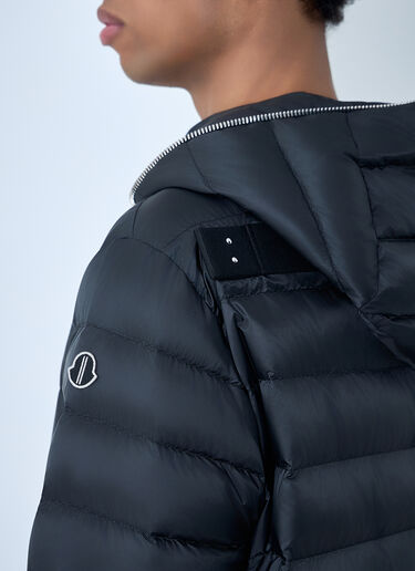 Moncler + Rick Owens Hooded Quilted Jacket Black mcs0363003