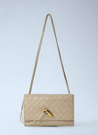 Bottega Veneta Andiamo Pouch on Strap Beige bov0264028