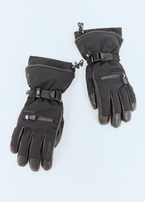 LN-CC® - Moncler Grenoble: Padded Gloves - Black Moncler Grenoble Padded Gloves Black mog0258012