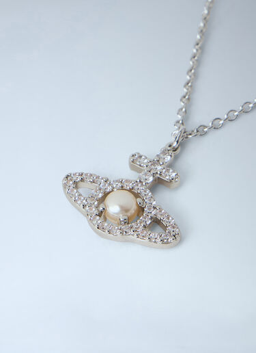 LN-CC® - Vivienne Westwood: Olympia Pearl Pendant - Silver Vivienne Westwood Olympia Pearl Pendant Silver vvw0264029