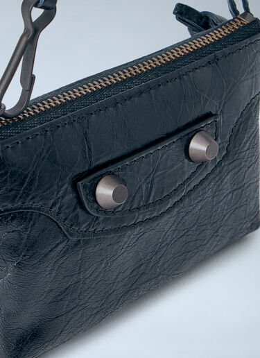 Balenciaga Charm Le City Zipped Pochette Black bal0263035