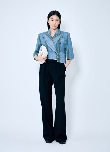 LN-CC® - Vivienne Westwood: Cut Off Blazer - Blue Vivienne Westwood Cut Off Blazer Blue vvw0259028