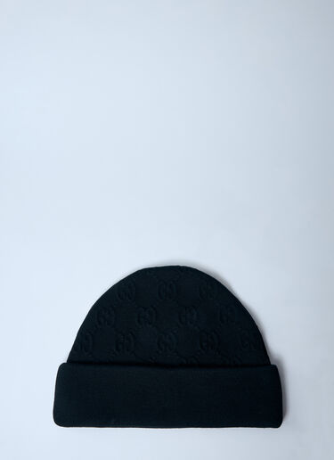 LN-CC® - Gucci: GG Wool-Blend Beanie - Black Gucci GG Wool-Blend Beanie Black guc0159079