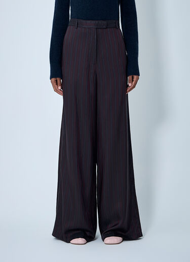 LN-CC® - Dries Van Noten: Tailored Pants - Burgundy Dries Van Noten Tailored Pants Burgundy dvn0262009