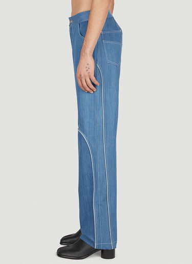LN-CC® - Mainline:RUS/Fr.CA/DE: Contrast Piping Jeans - Blue Mainline:RUS/Fr.CA/DE Contrast Piping Jeans Blue mai0352001
