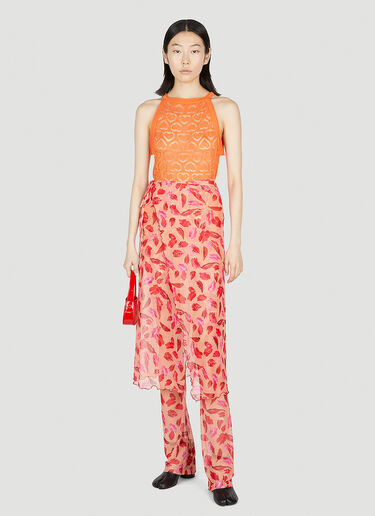 Marco Rambaldi Heart Tank Top Orange mra0252015