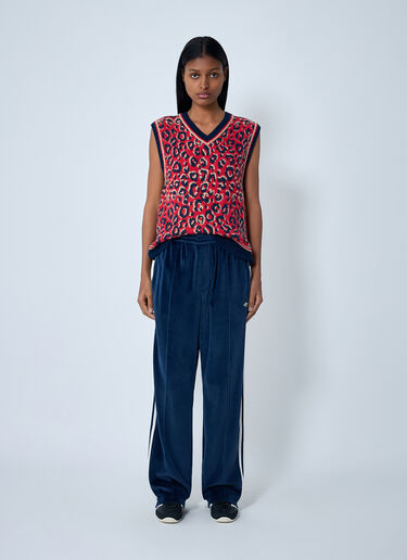 adidas by Wales Bonner Jacquard Sweater Vest Red awb0363003