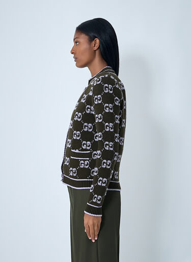 LN-CC® - Gucci: GG Jacquard Wool Bouclé Cardigan - Black Gucci GG Jacquard Wool Bouclé Cardigan Black guc0261108