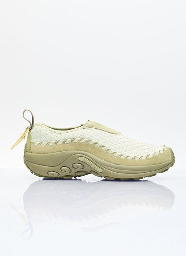 LN-CC® - Merrell 1 TRL: ジャングルモックウーブンスリッポンシューズ - グリーン Merrell 1 TRL ジャングルモックウーブンスリッポンシューズ グリーン mrl0156005