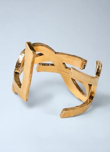 LN-CC® - Saint Laurent: Cassandre Bracelet - Gold Saint Laurent Cassandre Bracelet Gold sla0260024
