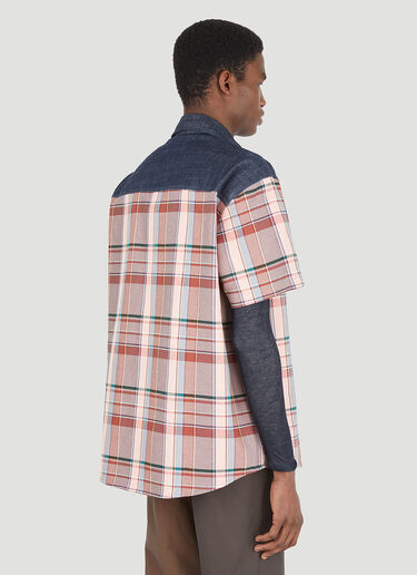 LN-CC® - (Di)vision: Hybrid Denim Shirt - Blue (Di)vision Hybrid Denim Shirt Blue div0146004