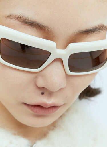 LN-CC® - Port Tanger: Niyyah Sunglasses - White Port Tanger Niyyah Sunglasses White prt0355006