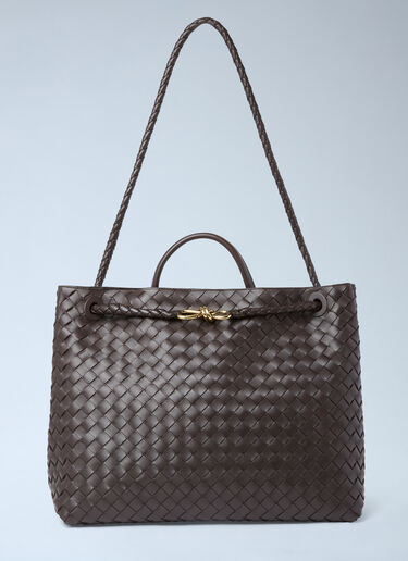 Bottega Veneta ラージ アンディアモ ハンドバッグ ブラウン bov0254058