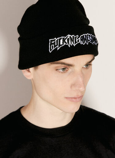 LN-CC® - Fucking Awesome: Stamp Cuff Beanie Hat - Black Fucking Awesome Stamp Cuff Beanie Hat Black fua0156002