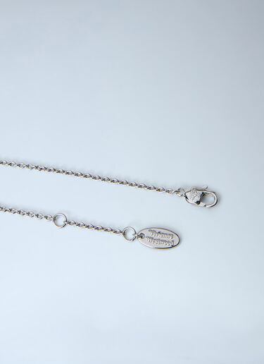 LN-CC® - Vivienne Westwood: Olympia Drop Pendant Necklace - Silver Vivienne Westwood Olympia Drop Pendant Necklace Silver vvw0264035