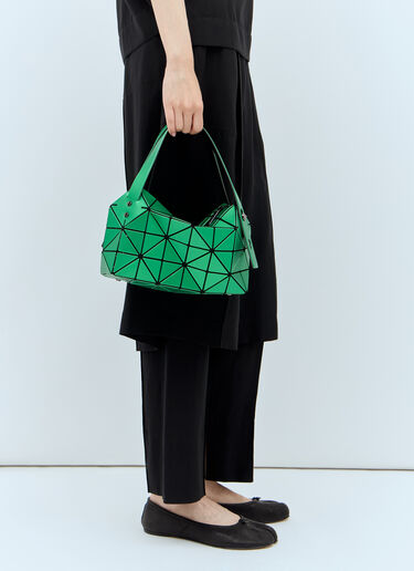 LN-CC® - Bao Bao Issey Miyake: Small Boston Handbag - Green Bao Bao Issey Miyake Small Boston Handbag Green bao0257004