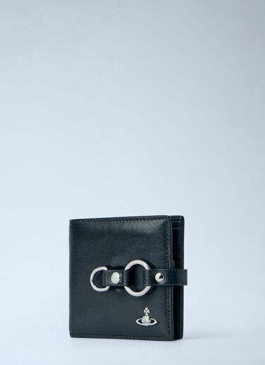 LN-CC® - Vivienne Westwood: Man. Bondage Billfold Wallet - Black Vivienne Westwood Man. Bondage Billfold Wallet Black vvw0164004