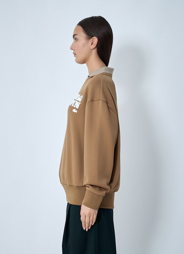 Lacoste Logo Motif Sweatshirt Beige lac0262009