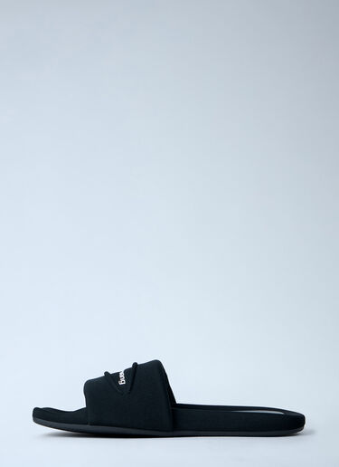 Alexander Wang Mesh Slide Sandals Black awg0263048