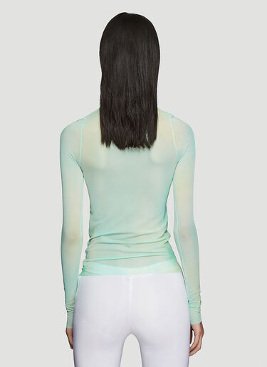LN-CC® - Collina Strada: Cardio Nova Tie-Dye Long Sleeve Top - Green Collina Strada Cardio Nova Tie-Dye Long Sleeve Top Green cst0236003