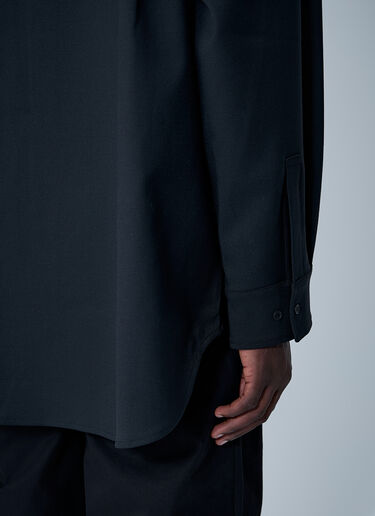 Entire Studios Giant Wool-Blend Shirt Black ent0159020