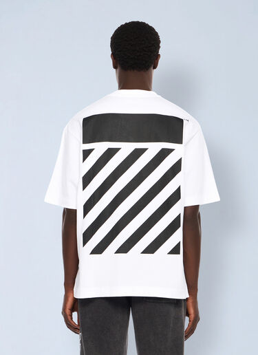 Off-White 法兰绒斜纹Skate Logo T恤 白色 ofw0162062