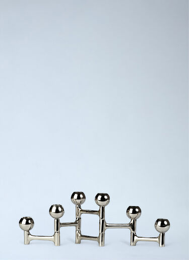 LN-CC® - POLSPOTTEN: Round Folding Candle Holder - Silver POLSPOTTEN Round Folding Candle Holder Silver wps0692217