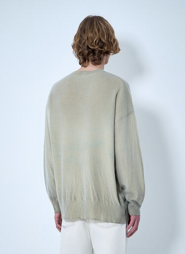 Our Legacy Slant Knit Sweater Cream our0164029